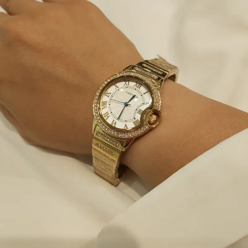 ساعت طرح cartier دورنگین